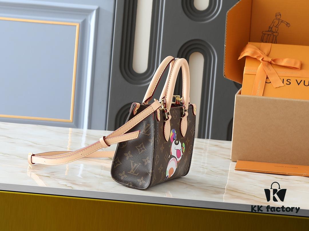 6930242e12f62673a6fadb3b Upgraded Original M13668 M46839 Louis Vuitton x Takashi Murakami Reimagined Series Mini OnTheGo Bag