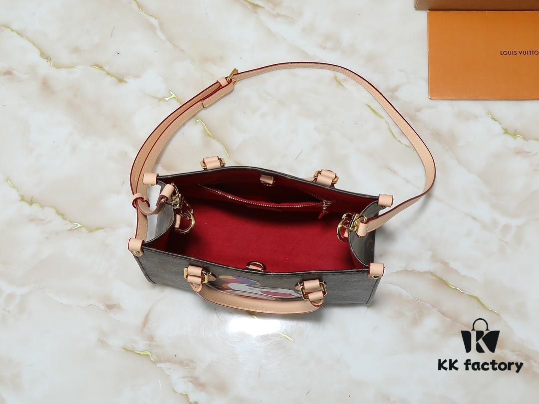 6930243112f62673a6fadb3d Upgraded Original M45659 M46373 M13668 M44571 Louis Vuitton x Takashi Murakami Reimagined Series Petite OnTheGo Handbag