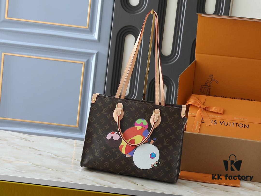 6930243612f62673a6fadb42 Upgraded Original M45321 M45039 M13668 M44571 Louis Vuitton x Takashi Murakami Reissued Series OnTheGo Mini Handbag