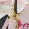 Upgraded Original M13101 Marellini Handbag in Epi Grained Leather with Shining Hardware