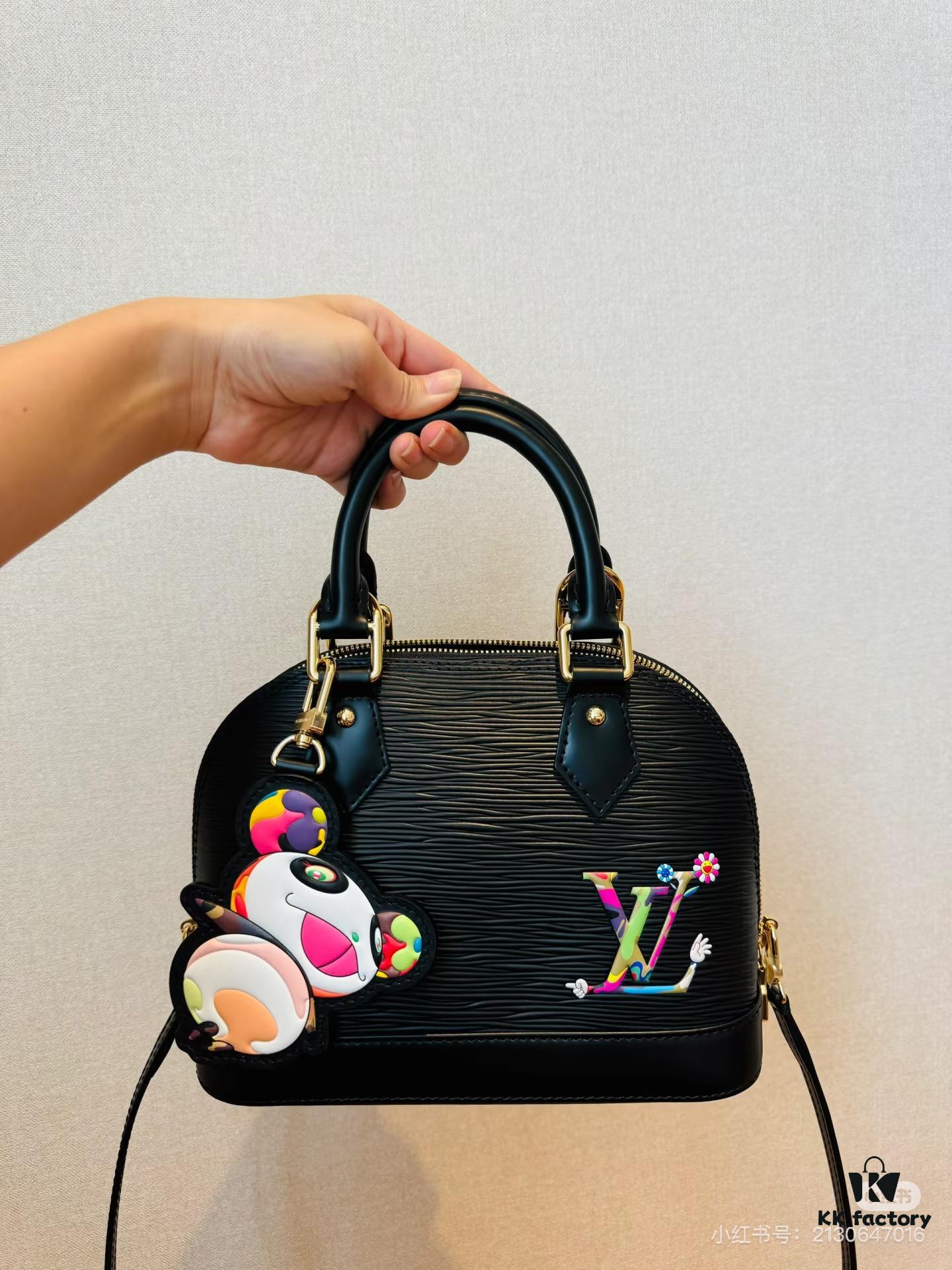 6930245612f62673a6fadb6c Takashi Murakami Collaboration Figurine M53152 M13670 Louis Vuitton Alma Bag