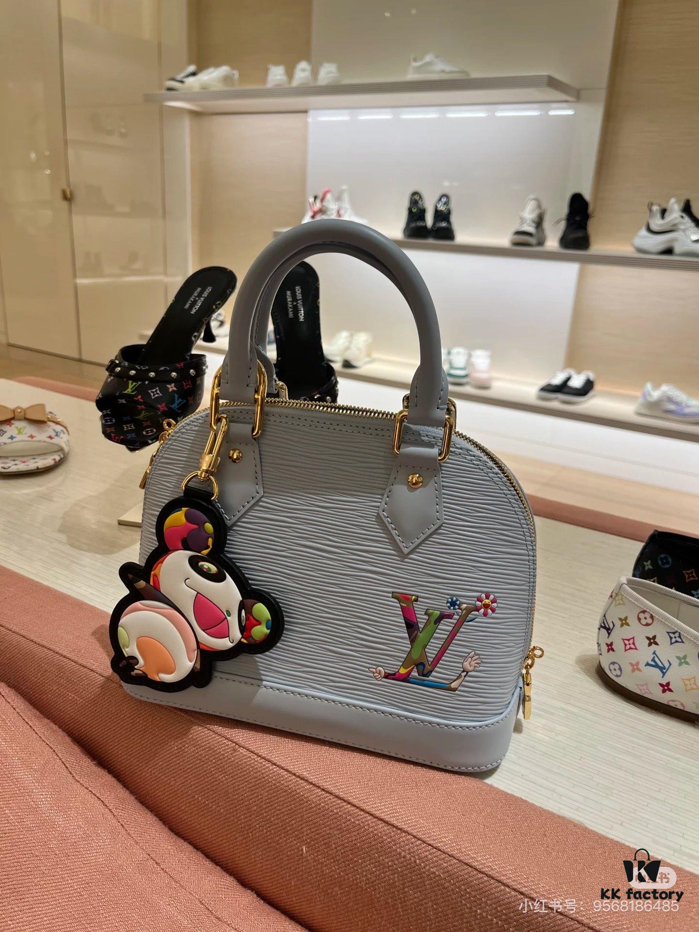 6930245c12f62673a6fadb74 Takashi Murakami Collaboration Figurine M53152 M13670 Louis Vuitton Alma Bag