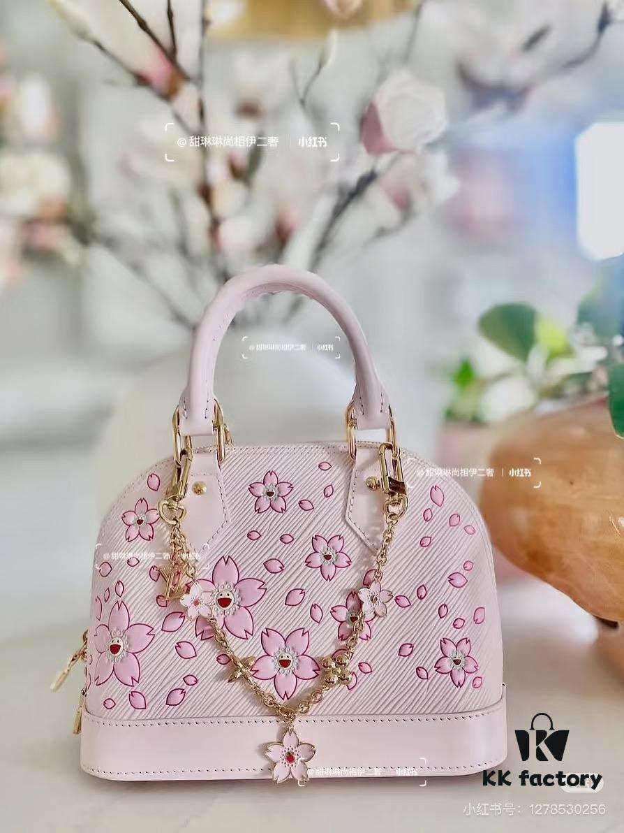 6930249112f62673a6fadbb4 Takashi Murakami Cherry Blossom M13104, M53152, M13670 Louis Vuitton Alma Bag