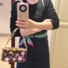 M13666 Pochette Accessoires Bag in Monogram Canvas with Cherry Blossom Pattern