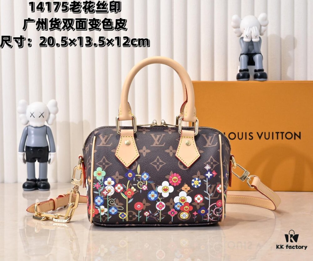 693025b512f62673a6fadca7 Upgraded Original Reversible Color-Changing Leather Bag from Guangzhou - Matching Hardware and Strap - Model M14175 M46234