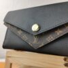 Top Quality Genuine 💎 [Real Photo, Original Background] M64317 Elegant Grained Calfskin with Iconic Monogram Canvas Wallet