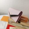 Top Quality Original 💎 [Actual Product Photography, Personal Background] M64317 Petite Grain Calfskin Leather with Iconic Monogram Canvas Wallet