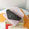 Top Quality Original 💎 [Actual Product Photography, Personal Background] M64317 Petite Grain Calfskin Leather with Iconic Monogram Canvas Wallet