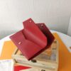 Top Original 💎 [Real Photo, Own Background] M64317 Fine-Grained Calfskin Leather with Iconic Monogram Canvas, This Trendy Wallet Stylishly Echoes Louis Vuitton's Double V Handbag Series