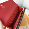 Top Original 💎 [Real Photo, Own Background] M64317 Fine-Grained Calfskin Leather with Iconic Monogram Canvas, This Trendy Wallet Stylishly Echoes Louis Vuitton's Double V Handbag Series