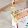 Upgraded Original M13663 M13404 M13440 M92649 Pochette Accessoires Bag in Coated Canvas with Vibrant Monogram Pattern