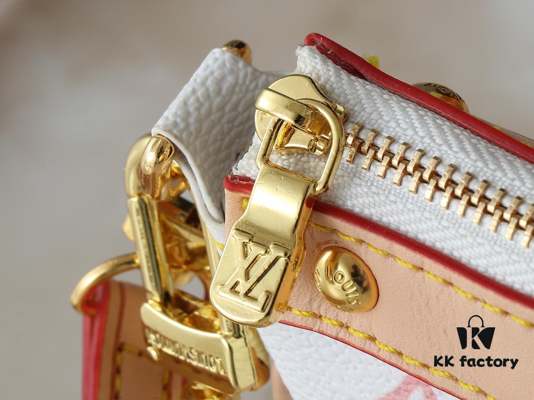 6930260912f62673a6fadd02 Upgraded Original M13663 M13404 M13440 M92649 Pochette Accessoires Bag in Coated Canvas with Monogram Multicolore