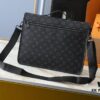 Upgraded Original Version [M20835 Embossed Black Flower Vintage Flower] S-Lock Briefcase in Taurillon Monogram Leather