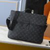 Upgraded Original Version [M20835 Embossed Black Flower Vintage Flower] S-Lock Briefcase in Taurillon Monogram Leather