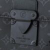 Upgraded Original Version [M20835 Embossed Black Flower Vintage Flower] S-Lock Briefcase in Taurillon Monogram Leather