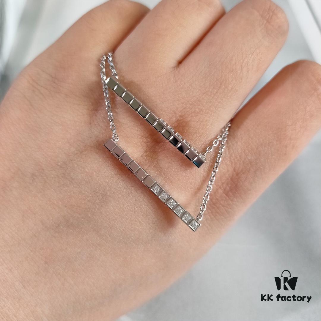 693036a5f09edb6de4c4ccaf New Arrival, Xiao Bang IceCube Series Geometric Necklace, Recommended by Celebrities