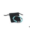 693036a5f09edb6de4c4ccb1 Chrome Hearts Turquoise Bracelet with Full Bead Cross Design