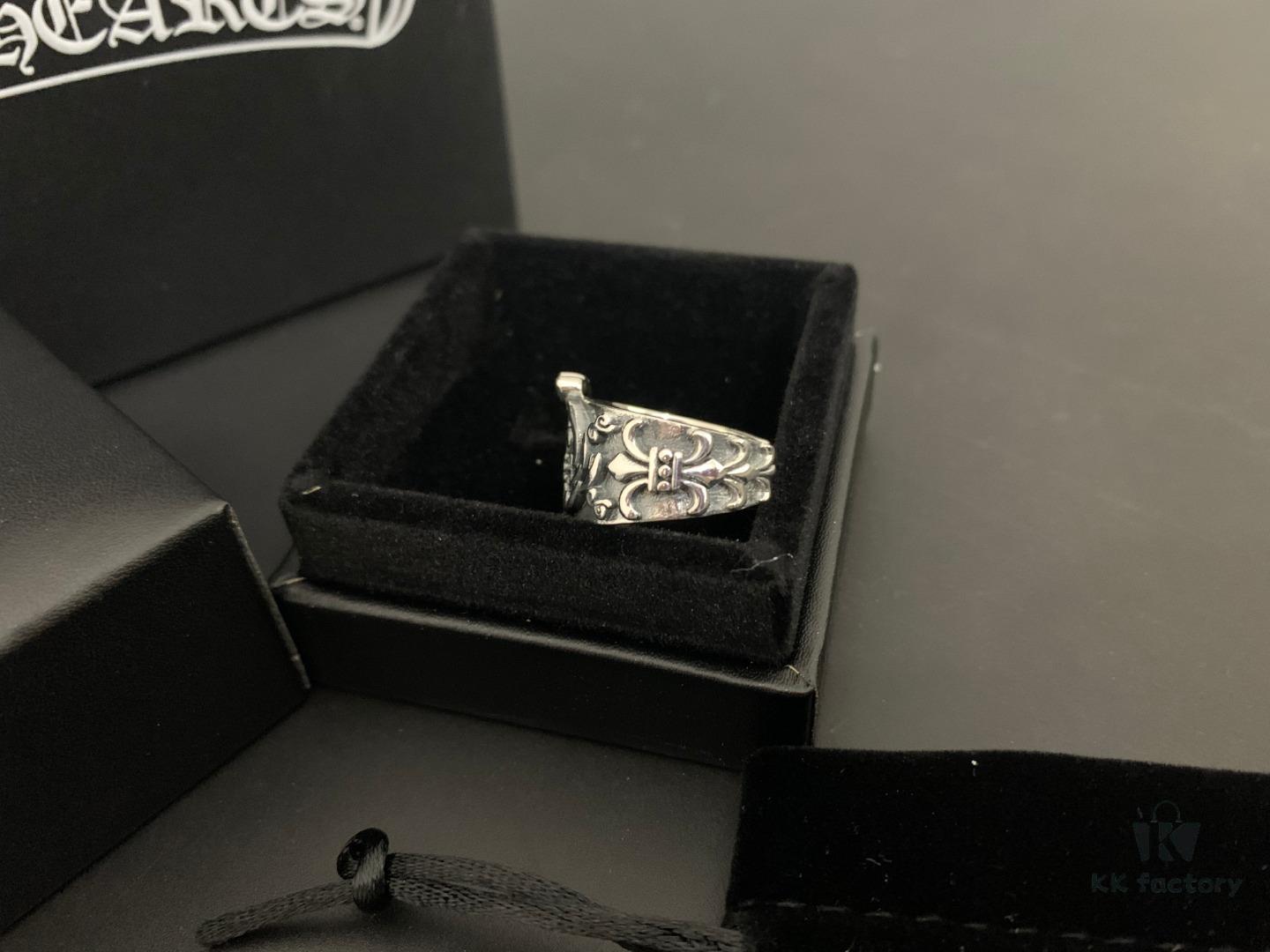 Chrome Hearts Crown Open Ring