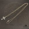 693036b9f09edb6de4c4cccb High-Version Chrome Hearts Mini Flame Cross Pendant, Small Size, Highly Versatile