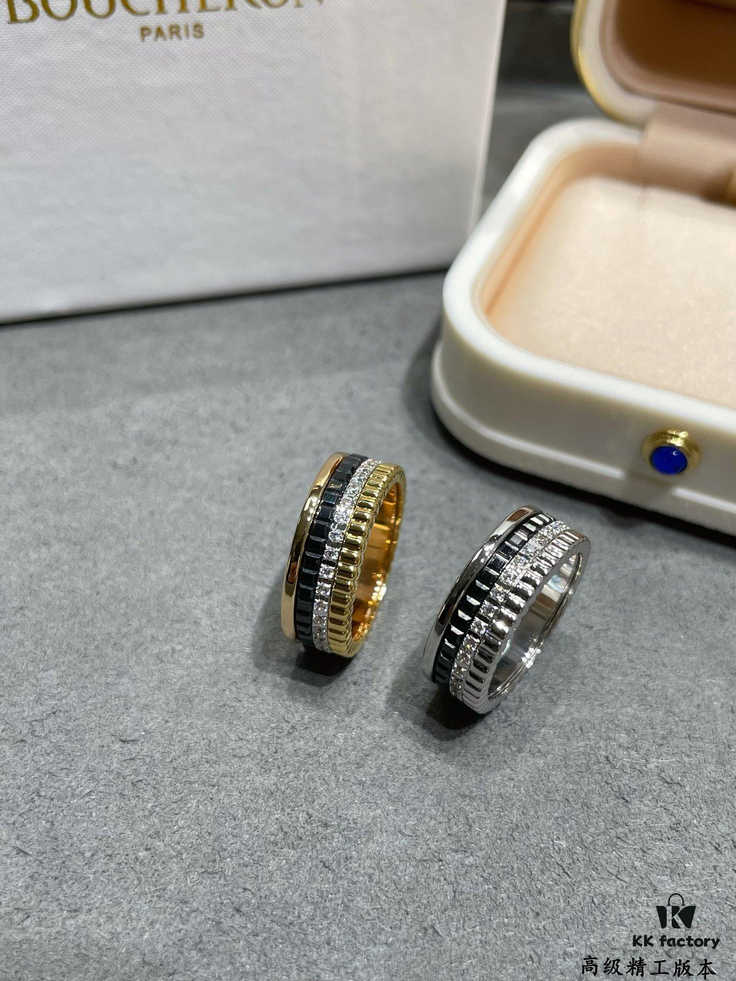 693036c1f09edb6de4c4ccd2 Boucheron Black Ceramic Ring 💍 Boucheron Quatre Collection Classic Piece 👍