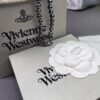 693036d9f09edb6de4c4ccf6 Vivienne Westwood Black Gun Color Saturn Pearl Necklace
