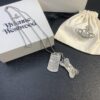 West Grandma Double Military Badge Necklace
