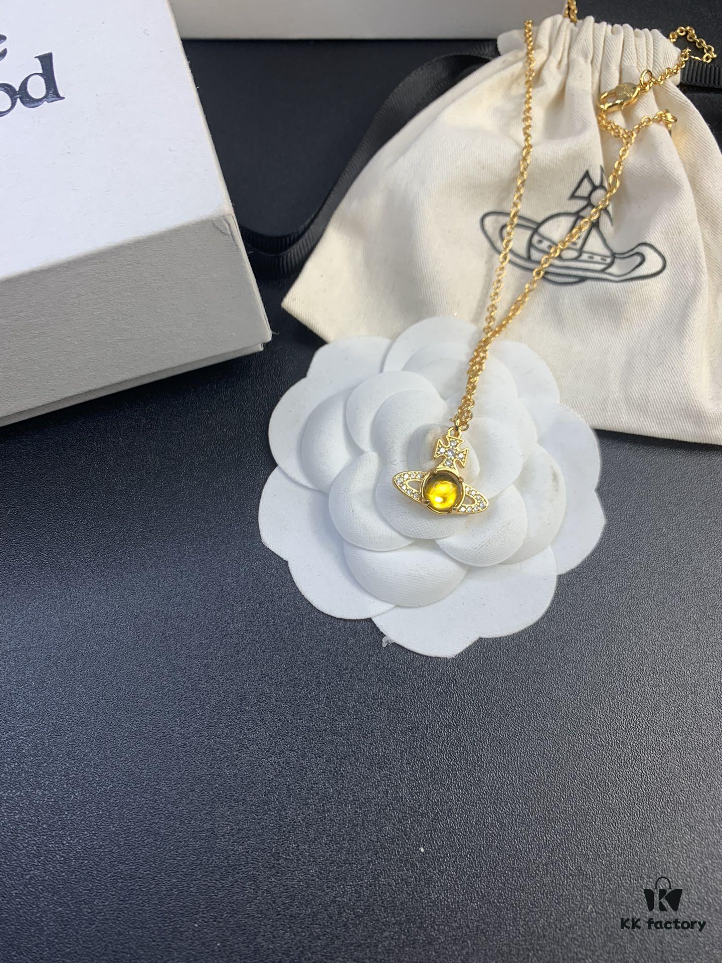693036eaf09edb6de4c4cd09 New Arrival: Vivienne Westwood Pendant Necklace, a Lucky Charm Necklace to Bring You Good Fortune