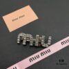 6930371df09edb6de4c4cd37 Miu Miu Textured Luxury Pearl Heart Hair Clip - Minimalist Chic, Retro Elegance, Must-Have Summer Accessory