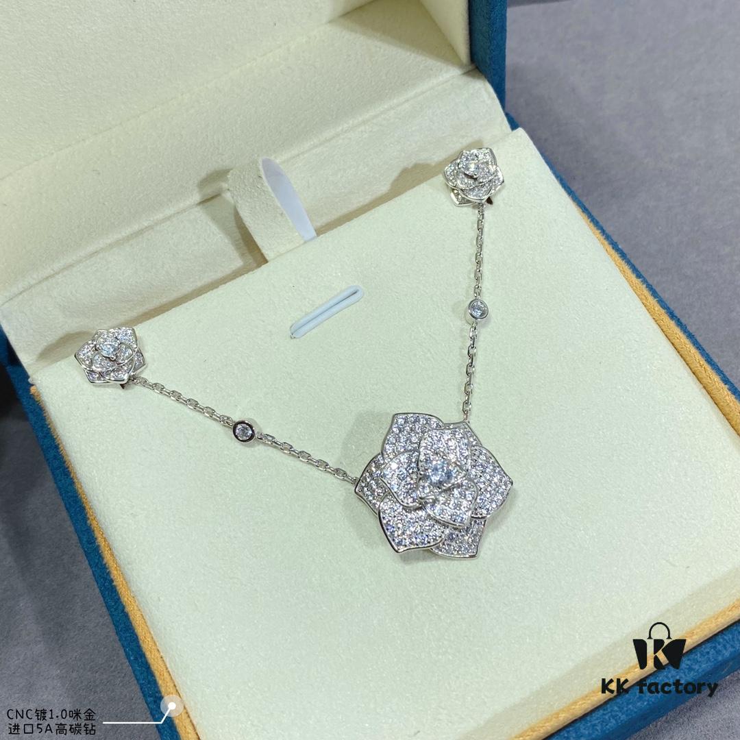 69303724f09edb6de4c4cd3a Breathtaking Peony Rose Necklace That Captivates at First Sight