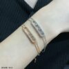 Mexika Double-Layer Fully Diamond-Paved Flexible Bracelet