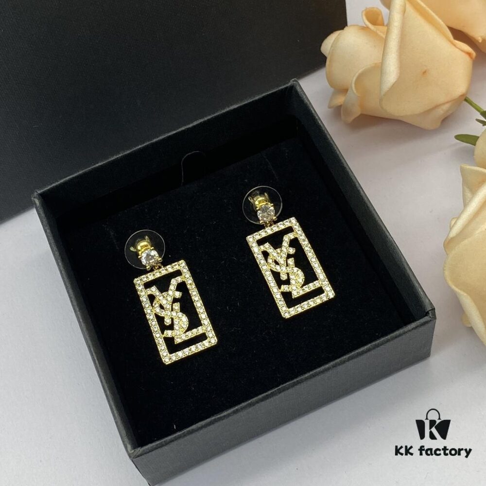 69303735f09edb6de4c4cd4f Saint Laurent YSL New Stud Earrings
