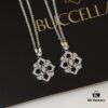 69303738f09edb6de4c4cd53 Buccellati Italian Luxury Jewelry Vintage Royal Style Diamond-Cut Clover Double-Sided Necklace V Gold Material 18K Thick Gold Plating Original Chain End Original Clasp High Quality