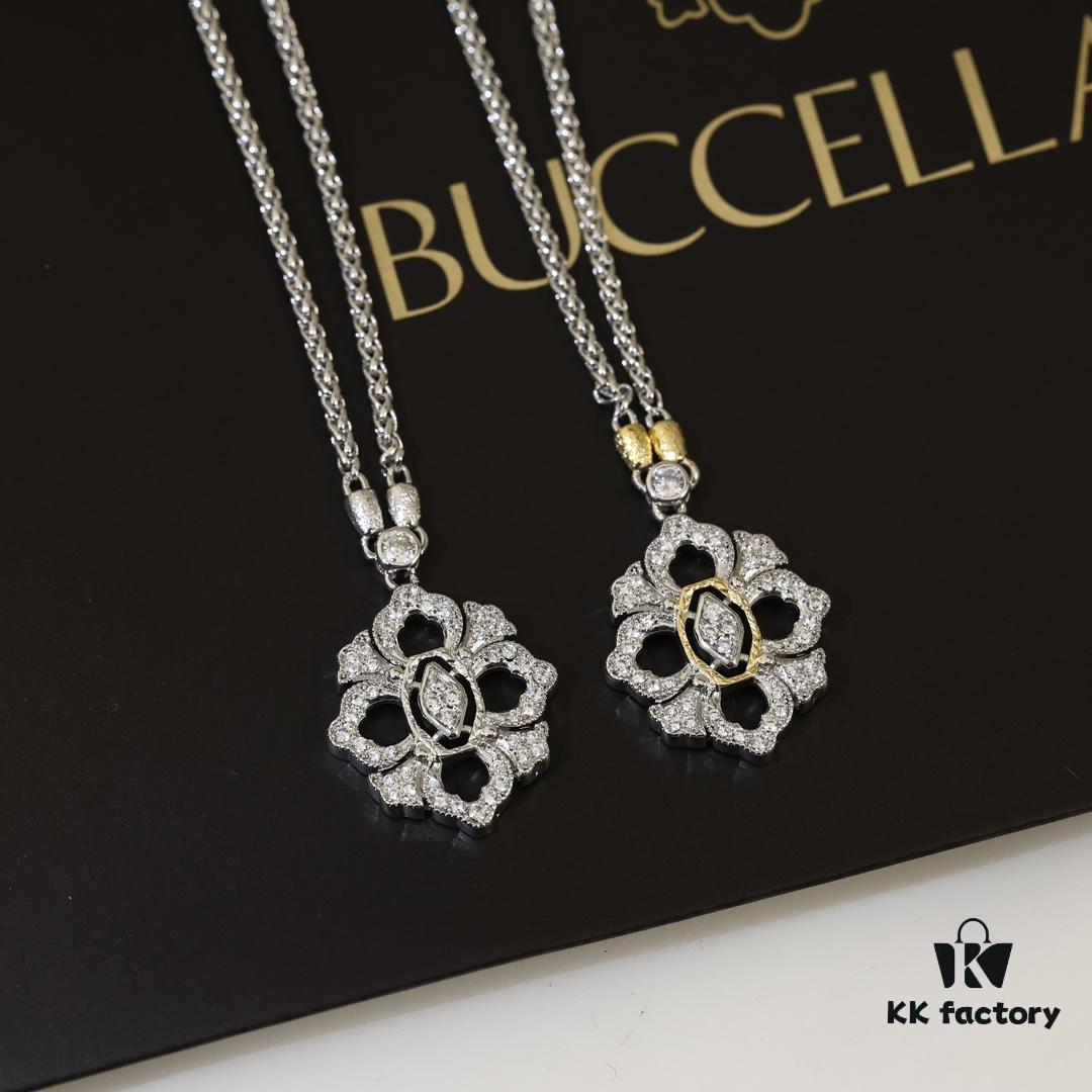69303738f09edb6de4c4cd53 Buccellati Italian Luxury Jewelry Vintage Royal Style Diamond-Cut Clover Double-Sided Necklace V Gold Material 18K Thick Gold Plating Original Chain End Original Clasp High Quality