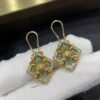 6930373af09edb6de4c4cd55 Buccellati Opera Grande Series Large Amazonite Earrings, Four-Leaf Clover Design with Renaissance Court Style