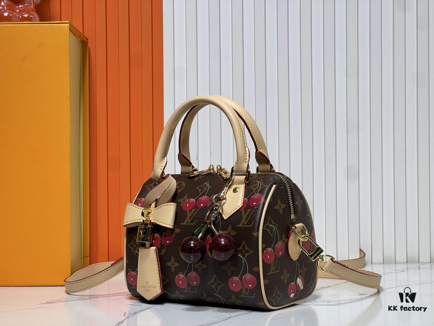 69303782f09edb6de4c4cd9e Upgraded Original Cherry 🍒 M13094 M46234 M46222 Speedy Bandoulière 20 Handbag