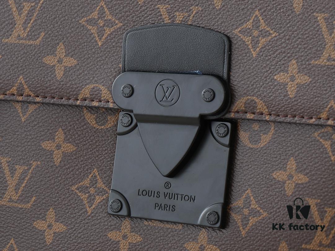 Upgraded Original [M20835 Embossed Black Monogram] S-Lock Briefcase