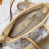 693037b7f09edb6de4c4cdd1 M46705 NEVERFULL BB Bag in White with Tricolor Design, Collaborated with Takashi Murakami