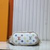 693037bbf09edb6de4c4cdd4 M46705 NEVERFULL BB Bag in White with Tricolor Design, Collaborated with Takashi Murakami