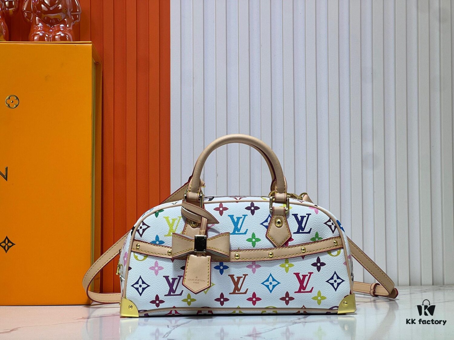 693037d3f09edb6de4c4cde7 Upgraded Original M13084 Handbag East West Bag from Louis Vuitton x Takashi Murakami Reissue Collection