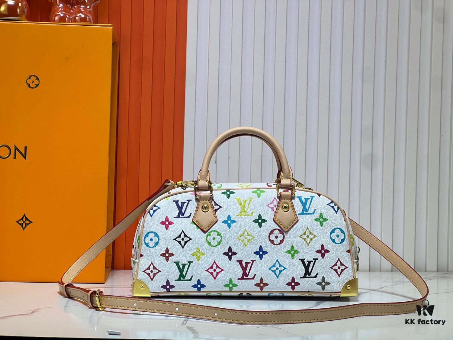 693037d5f09edb6de4c4cde8 Upgraded Original M13084 Handbag East West Bag from Louis Vuitton x Takashi Murakami Reissue Collection