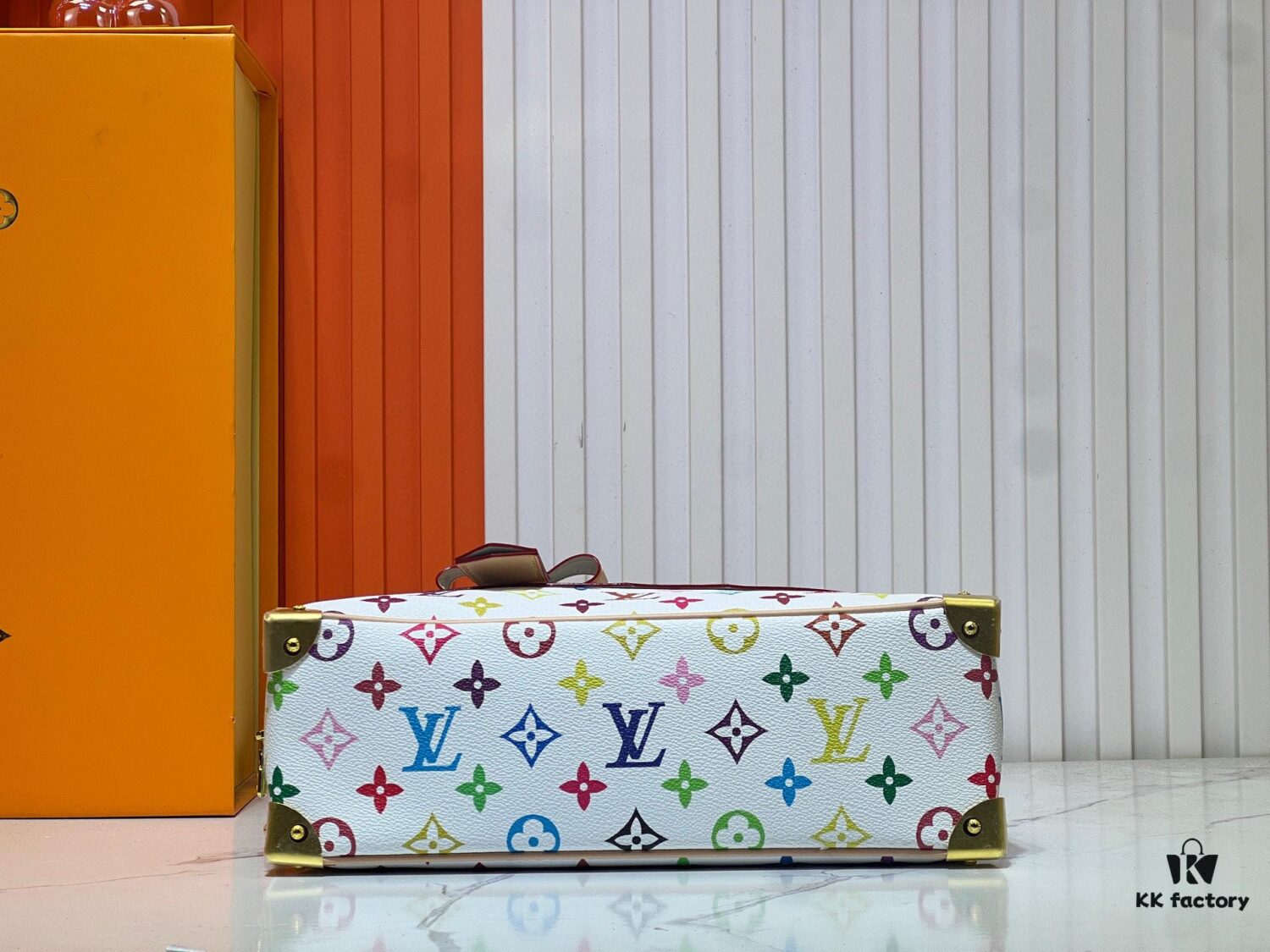 693037dbf09edb6de4c4cdee Upgraded Original M13084 Handbag East West Bag from Louis Vuitton x Takashi Murakami Reissue Collection