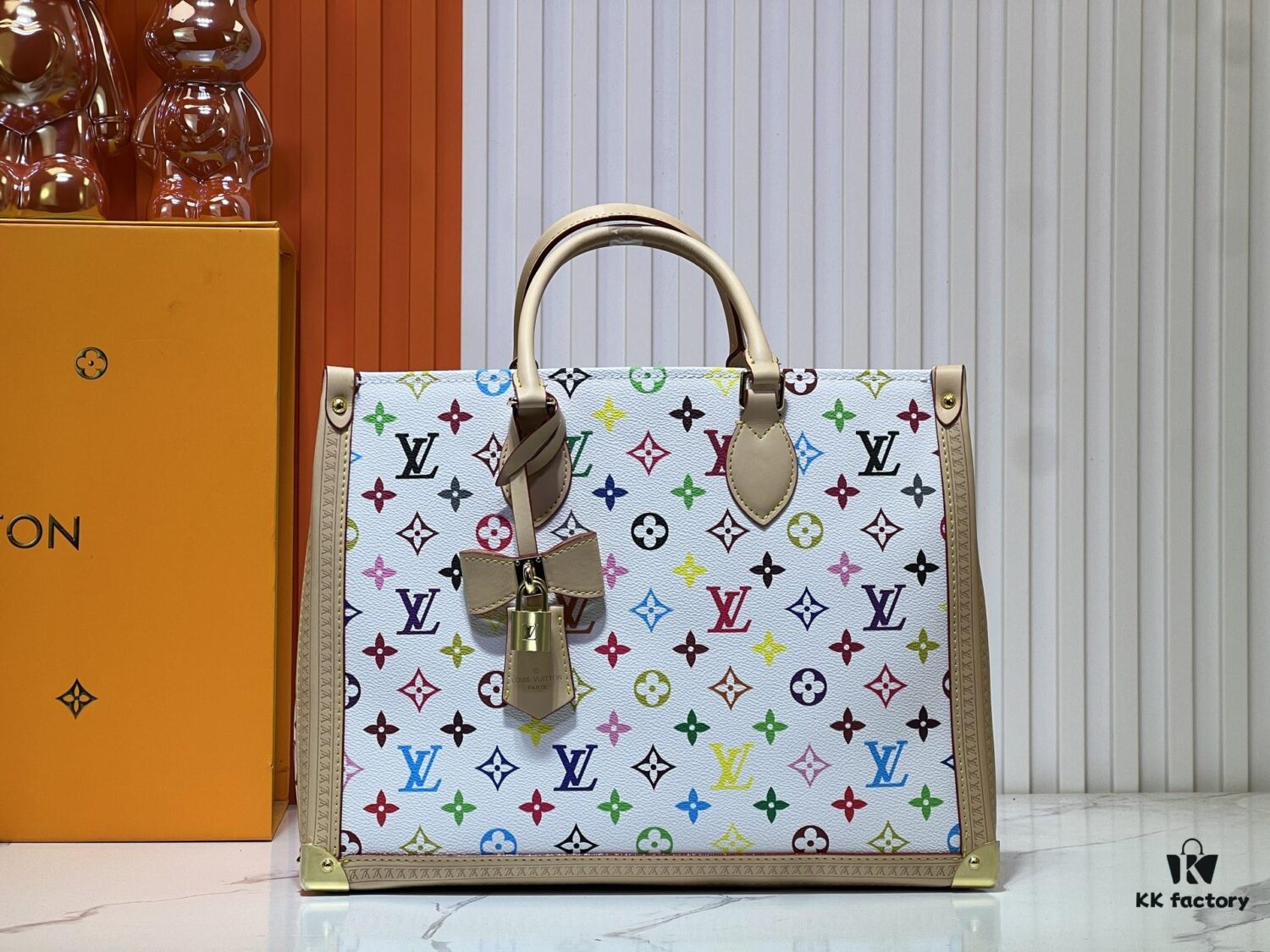 693037def09edb6de4c4cdf0 Upgraded Original M13079 Louis Vuitton x Takashi Murakami Reimagined OnTheGo MM Handbag