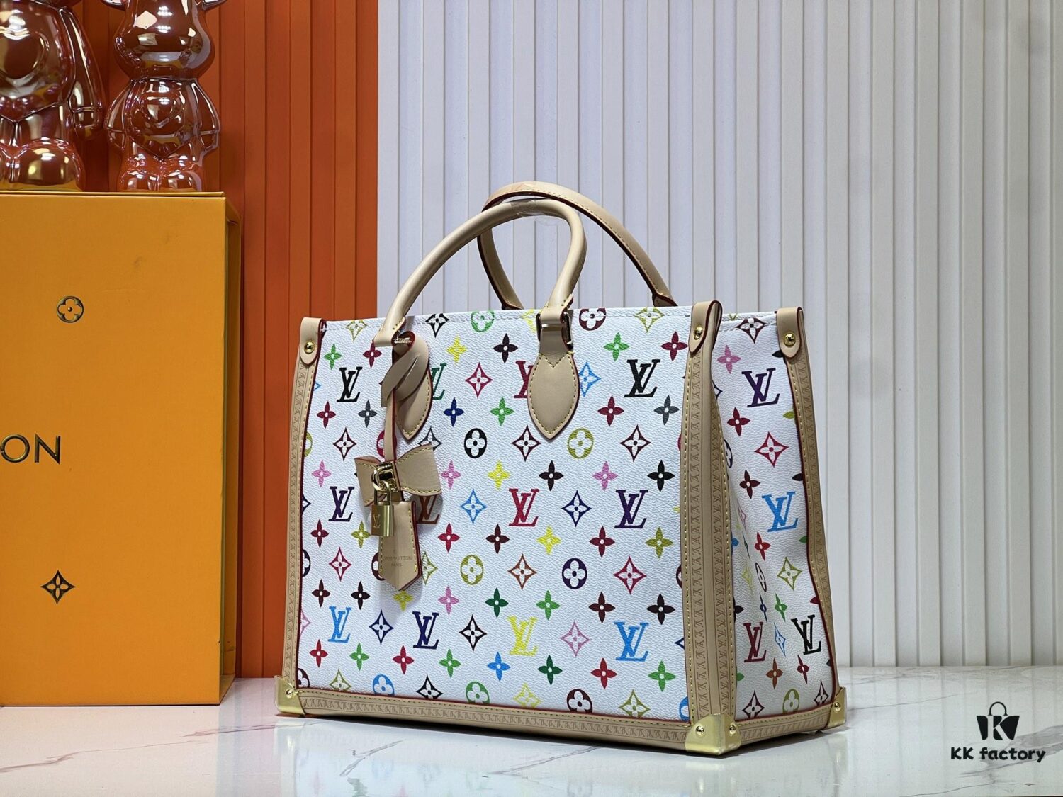 693037dff09edb6de4c4cdf2 Upgraded Original M13079 Louis Vuitton x Takashi Murakami Reimagined OnTheGo MM Handbag