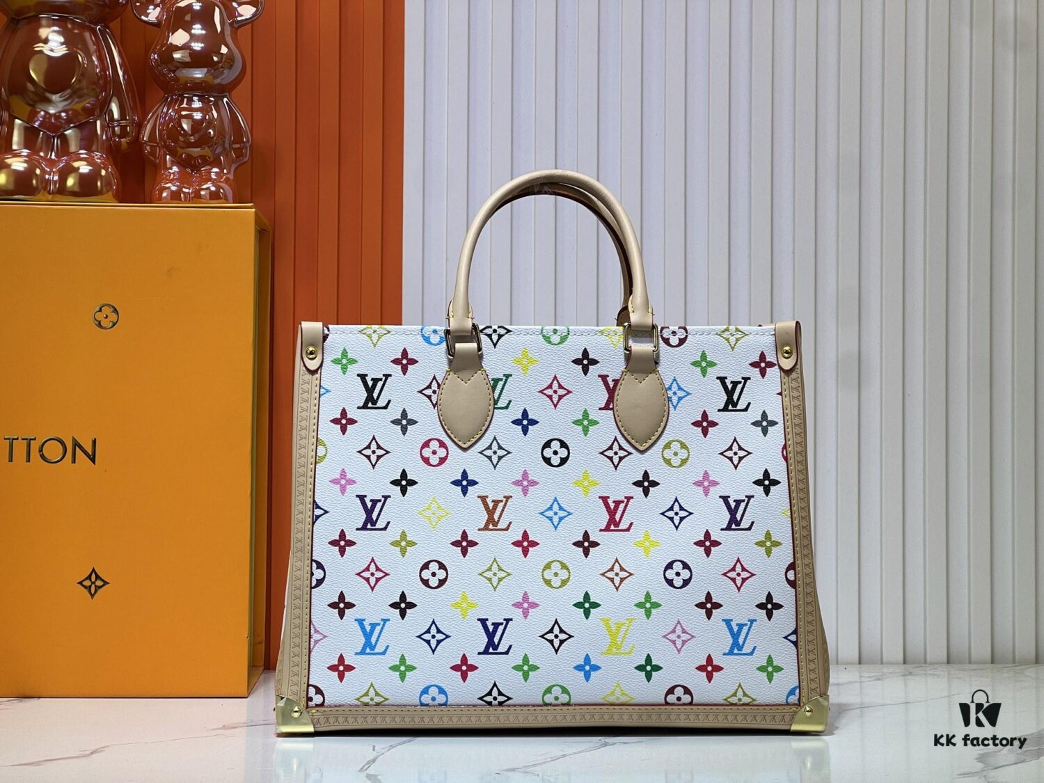 693037e2f09edb6de4c4cdf6 Upgraded Original M13079 Louis Vuitton x Takashi Murakami Reimagined OnTheGo MM Handbag