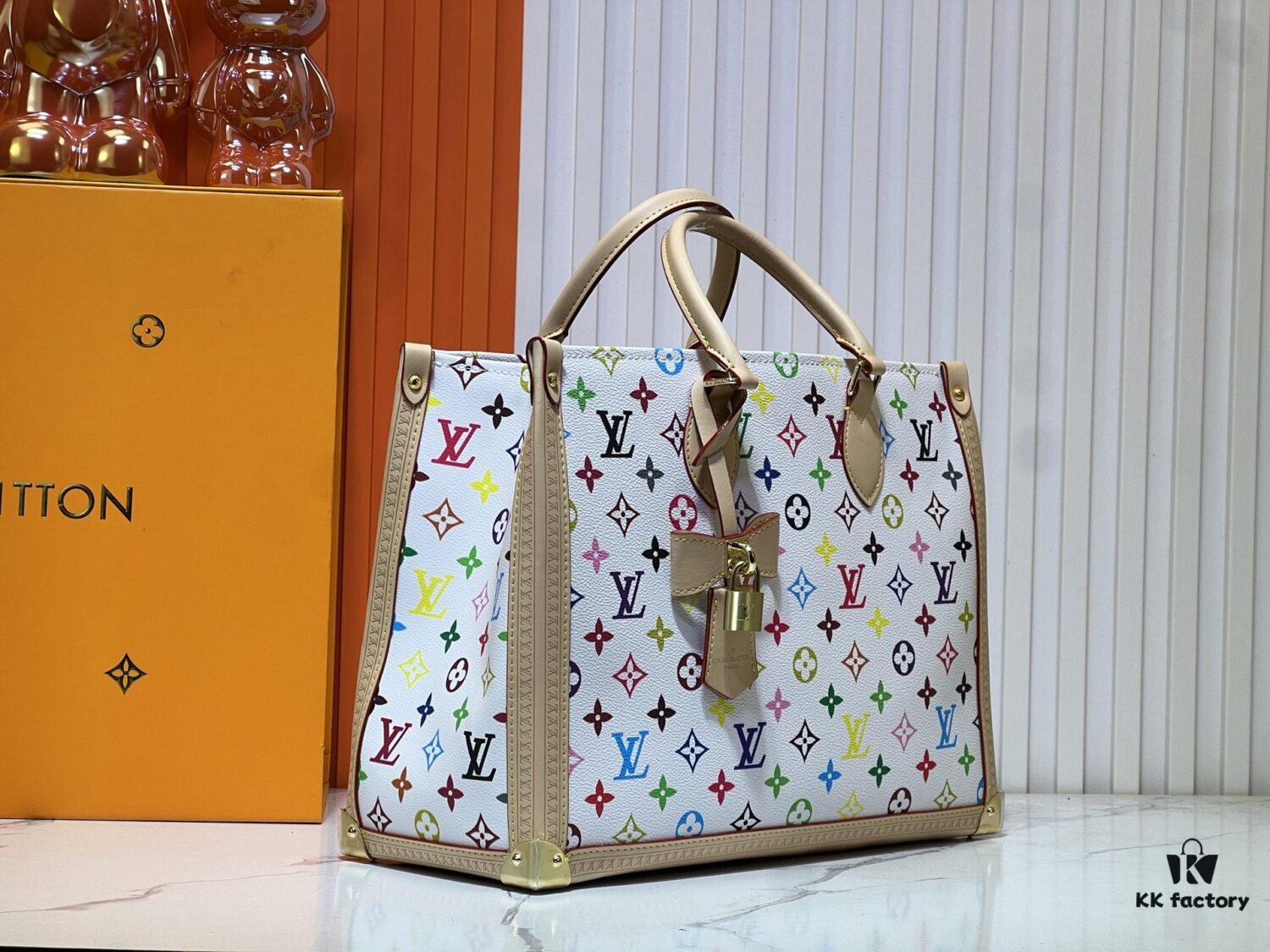 693037e3f09edb6de4c4cdf7 Upgraded Original M13079 Louis Vuitton x Takashi Murakami Reimagined OnTheGo MM Handbag
