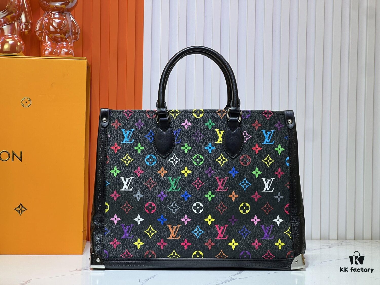 693037e9f09edb6de4c4cdfd Upgraded Original M13079 Louis Vuitton x Takashi Murakami Reimagined OnTheGo MM Handbag