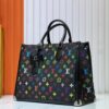 693037edf09edb6de4c4cdff Upgraded Original M13079 Louis Vuitton x Takashi Murakami Reimagined OnTheGo MM Handbag