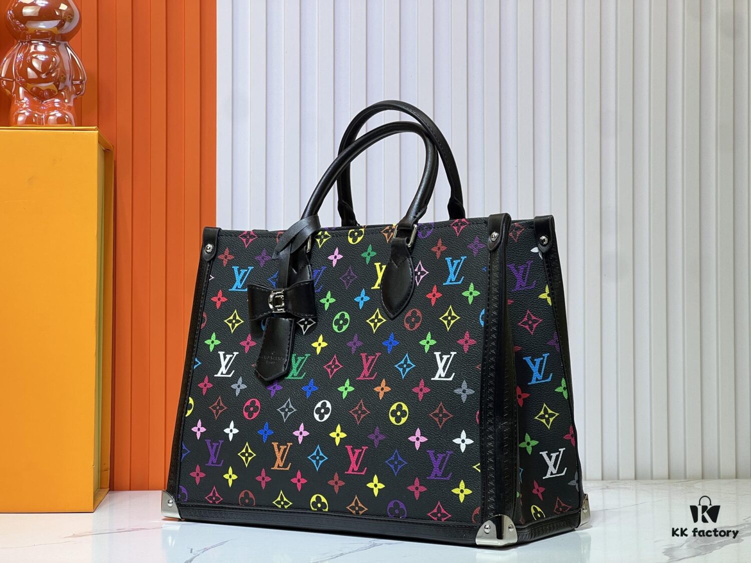 693037edf09edb6de4c4cdff Upgraded Original M13079 Louis Vuitton x Takashi Murakami Reimagined OnTheGo MM Handbag