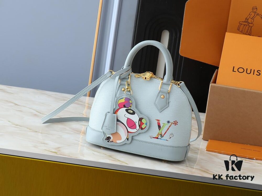 693037eef09edb6de4c4ce03 Upgraded Original M13670 M14197 M53152 Alma BB Bag from the Louis Vuitton x Takashi Murakami Re-Edition Collection