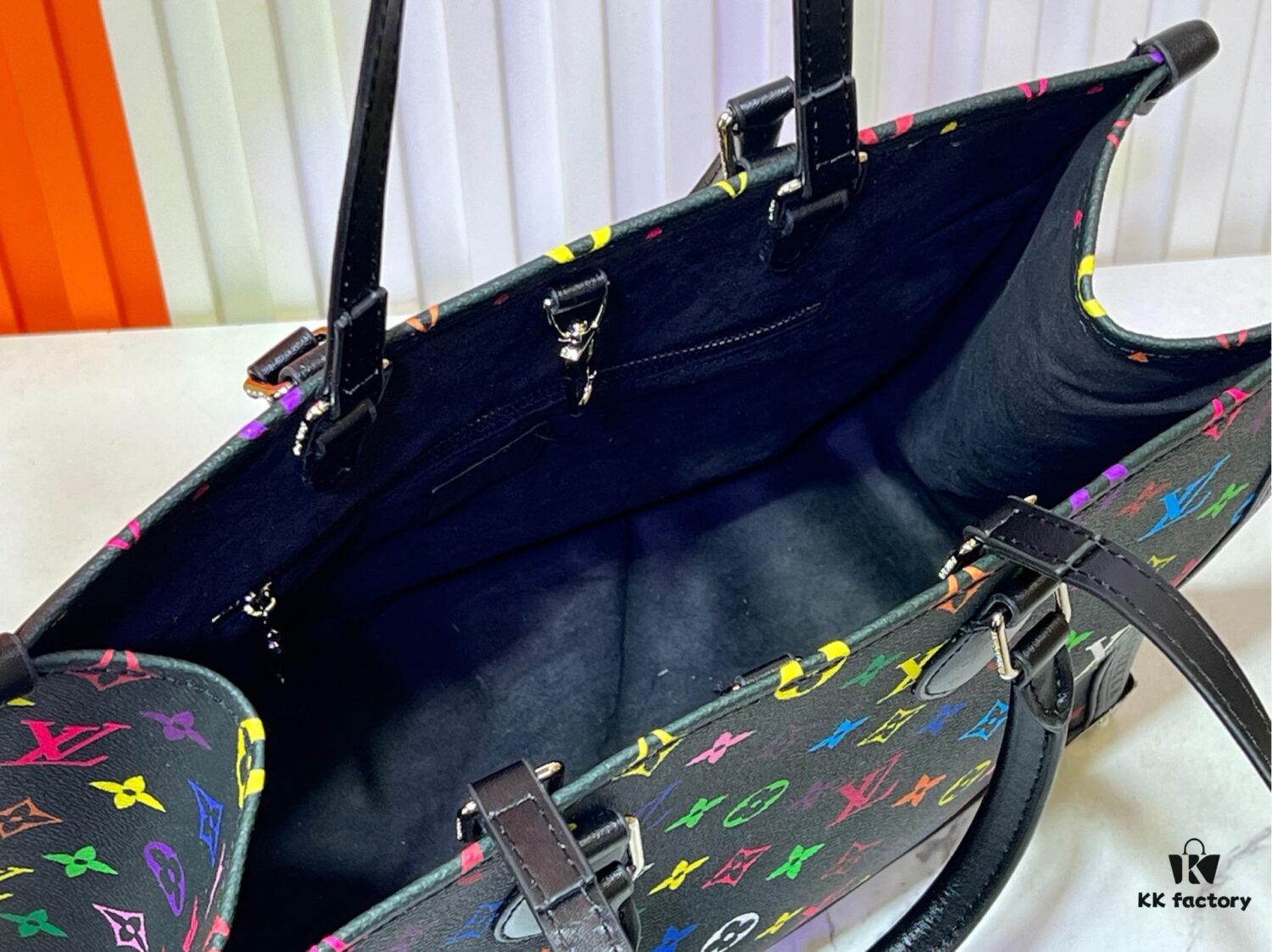693037f3f09edb6de4c4ce08 Upgraded Original M13079 Louis Vuitton x Takashi Murakami Reimagined OnTheGo MM Handbag